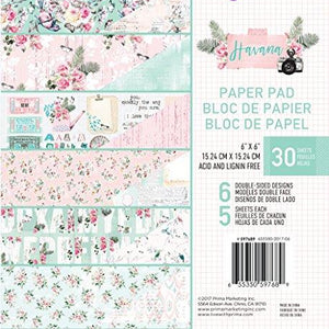 Prima Marketing 655350597689 Havana Paper Pad, Mixed Colors
