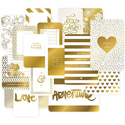 Project Life 718813803663 Golden Themed Cards