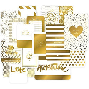 Project Life 718813803663 Golden Themed Cards