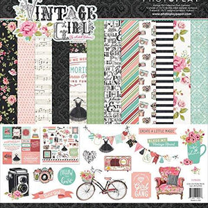 Photo Play Paper Vintage Girl Photoplay Collection Pack 12"X12"