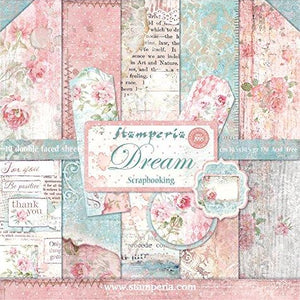 Sbbl27 Stamperia Double-sided Paper Pad 12"x12" 10/pkg-dream, 10 Designs/1 Each