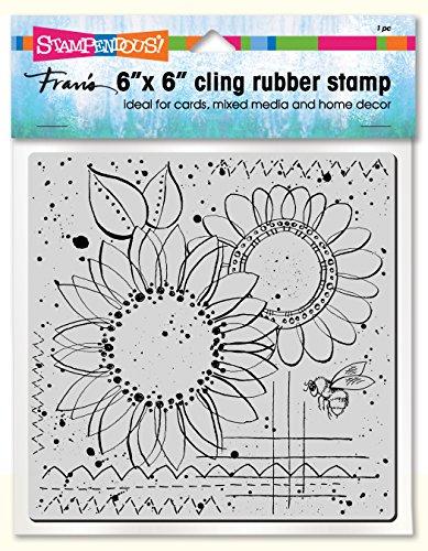STAMPENDOUS 6CR004 Cling Stamp, Sunny Sketch