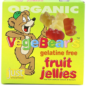 Just Wholefoods Vegebears - Fruit Jellies 100g