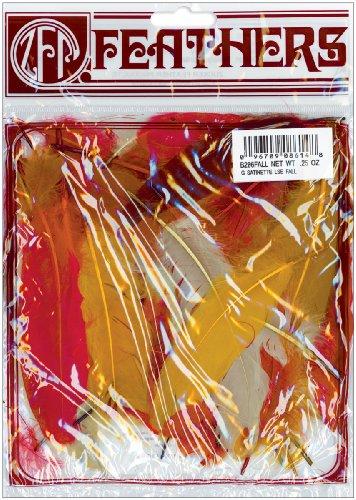 Satinettes Feathers .25 Ounces-Fall Mix