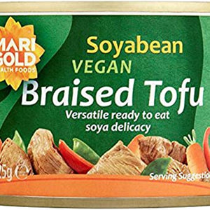 Marigold Soyabean Vegan Braised Tofu 225 g (Pack of 4)