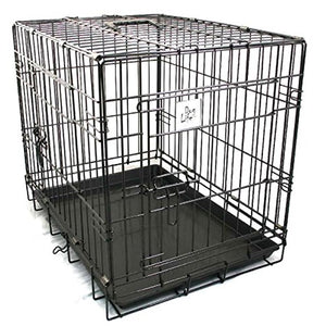 Small Double Door Crate - Black  (Case Of 1 ) | James & Steel