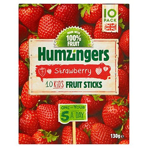 Humzingers Strawberry Fruit Sticks 130g x 7