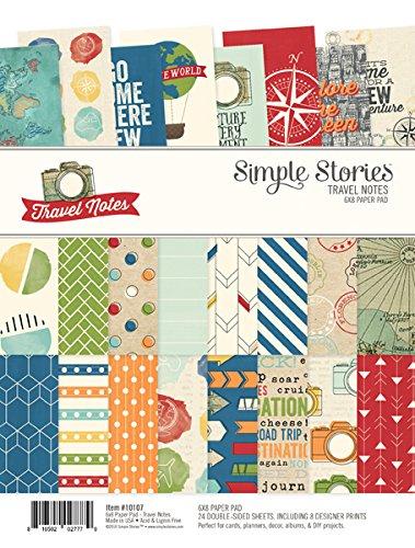 Simple Stories Travel Notes 6x8 Paper Pad