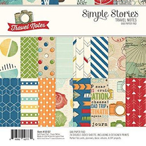 Simple Stories Travel Notes 6x8 Paper Pad