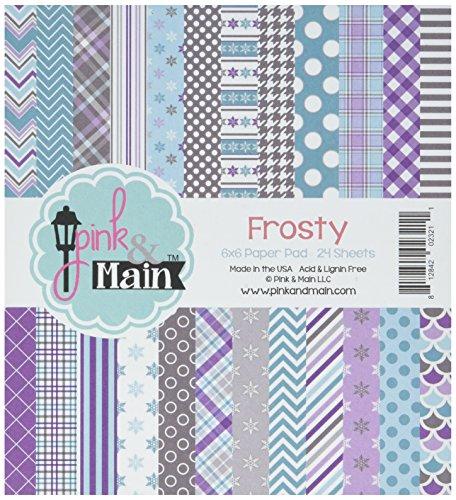 Pink & Main Frosty, 12 Designs/2 Each Double-Sided Paper Pad 6"X6" 24/Pkg