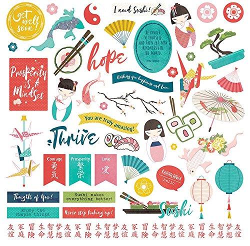 Photoplay Paper Paper Crane Element Sticker Sheet