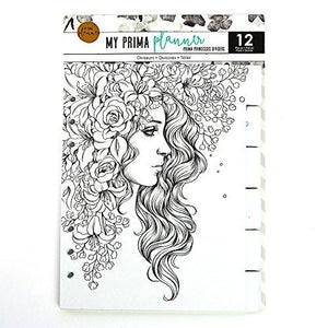 Prima Marketing 655350591502 My Prima Planner Embellishment- Dividers My Prima Planner Embell- Prima Princesses Dividers
