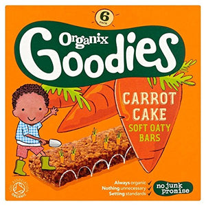 Organix Goodies From 12+ Months Organic Carrot Cake Soft Oaty Bars, 30g