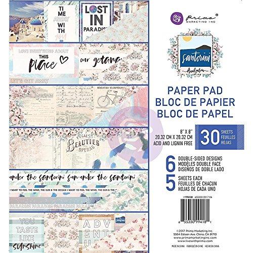 Prima Marketing Inc 655350994181 Santorini Paper Pad, Mixed Colors