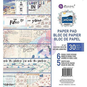 Prima Marketing Inc 655350994181 Santorini Paper Pad, Mixed Colors