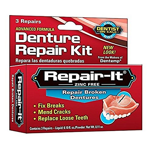 Dentemp Emergency Denture Repair Kit - 3 Repairs ( Pack of 2 )