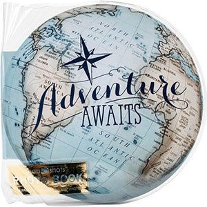 Paper House Productions ALB-0005E SnapShots Photo Book, Globe