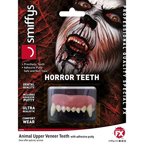 Smiffys Make-Up FX, Horror Teeth, Animal
