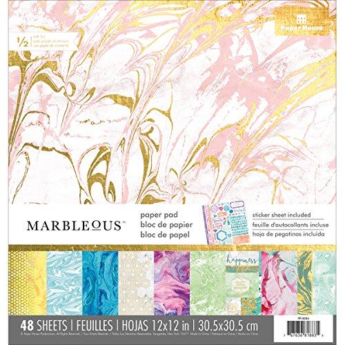 Paper House Paper Pad Marbleous, 12" x 12"