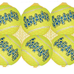 Kong Air Squeaker Tennis Ball Large 2Pk (8Cm) | Gor Pets
