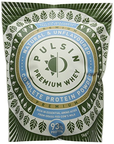 Pulsin Whey Protein Powder, Unflavoured, 1kg (Isolate)