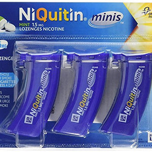 6 x NiQuitin Minis Mint 1.5mg Lozenges 60 Lozenges