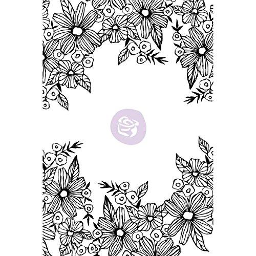 Prima Marketing 655350971663 Christine Adolf Cling Stamp: Daisy Frame