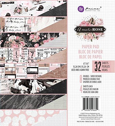 Prima Marketing Amelia Rose-6x6 Paper Pad