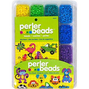 Perler Fused Bead Tray with Idea Book, 4000 Per Package