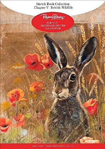 Pollyanna Pickering Sketchbook A4 Die-Cut Decoupage Sheets-Ch.5 British Wildlife Assorted
