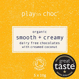 Playin Choc Organic Smooth and Creamy 5 Chocolates