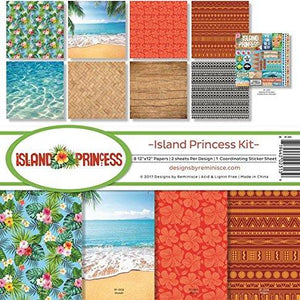Reminisce (REMBC) IP-200 Island Princess Scrapbook Collection Kit, Multicolor