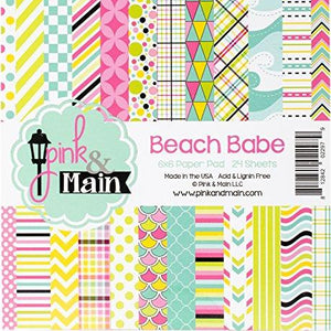 Pink & Main Double-sided Paper Pad, Multi-colour, 14.98 x 16.25 x 1.01cm-1