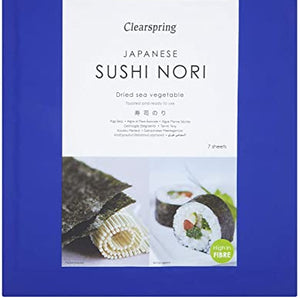 Clearspring Japanese Toasted Sushi Nori 17 g (Pack of 4)