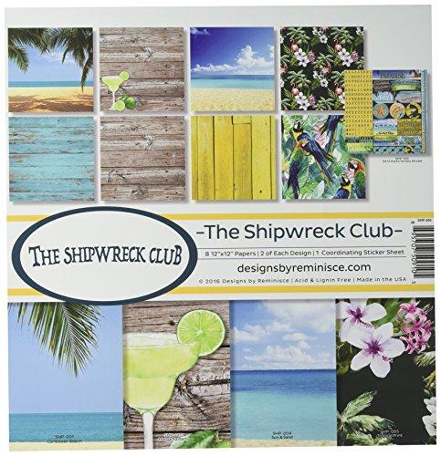 Reminisce SHP-200 Shipwreck Club Collection Kit, 12" by 12", Multicolor