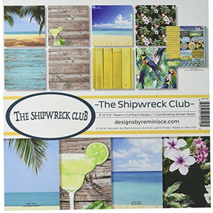 Reminisce SHP-200 Shipwreck Club Collection Kit, 12" by 12", Multicolor