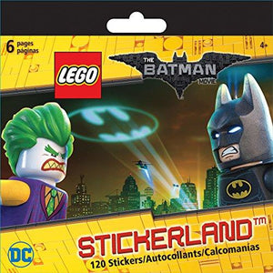 ST2330 LEGO Mini Stickerland Pad 6/Pages-DC The Batman Movie