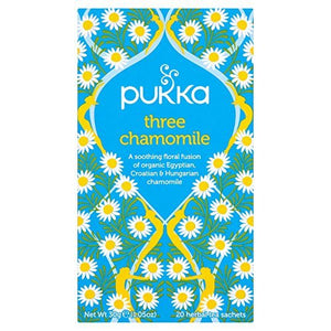 Pukka Herbs Three Chamomile Herbal Tea 20bag X 5 (Pack of 5)