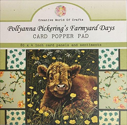 Pollyanna Pickering Card Popper Pad 4"X4"-Farmyard Days