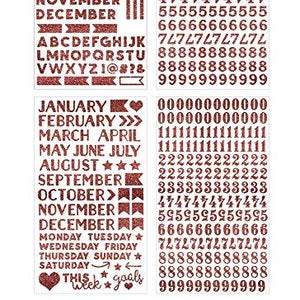 Prima Marketing Amelia Rose-Glitter Stickers