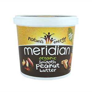 Meridian Organic Smooth Peanut Butter 1kg (Case of 6)