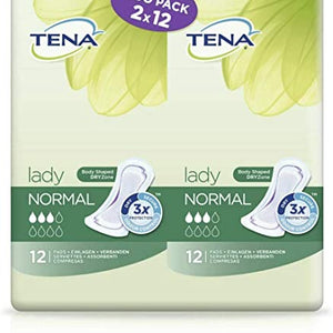 Tena Lady Normal Pads, Pack of 24