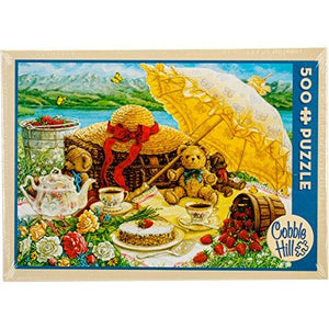 Outset Media Teddy Bear Picnic Jigsaw Puzzle (500 Piece), 24 x 18