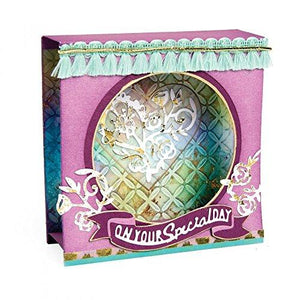 Sizzix (SIZC7) 662776 Thinlits Die Set, Multicolor