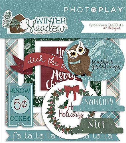 Photo Play Paper Winter Meadow Ephemera Cardstock Die-Cuts-