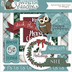 Photo Play Paper Winter Meadow Ephemera Cardstock Die-Cuts-