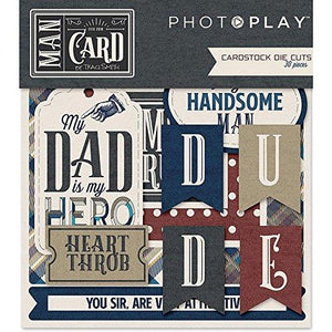 Photoplay Paper Man Card Die-Cut Embellishments