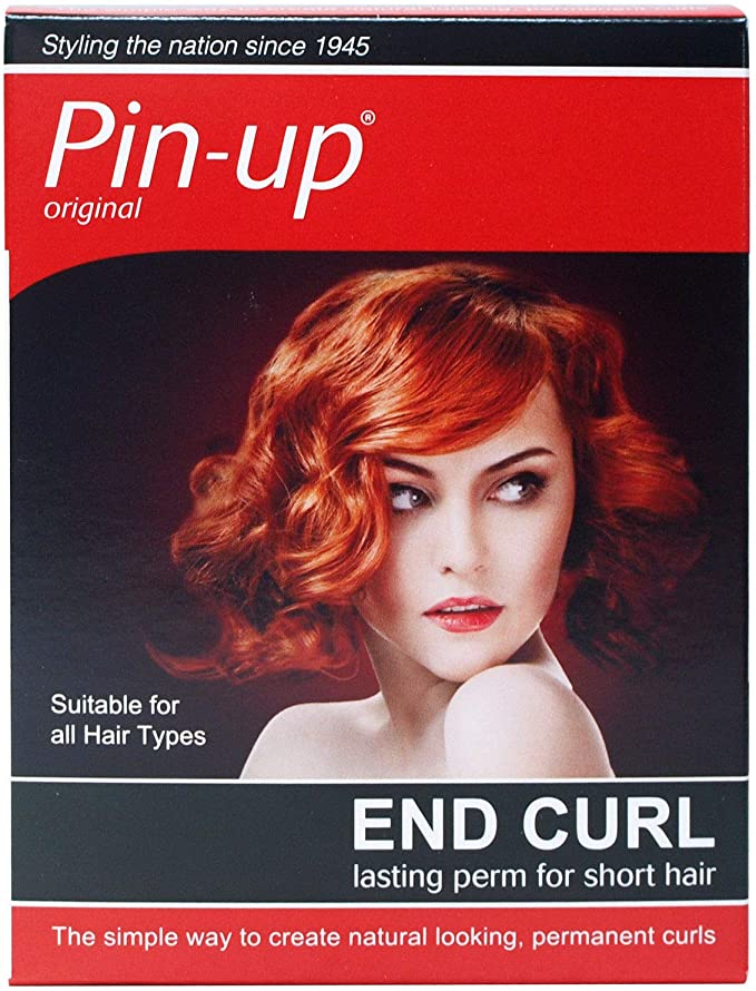 Pin Up End Curl Perm for Short Hair