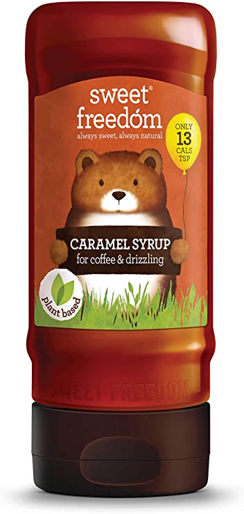Sweet Freedom Fruit Sweetened Caramel Coffee/Drizzling Syrup, 350 g