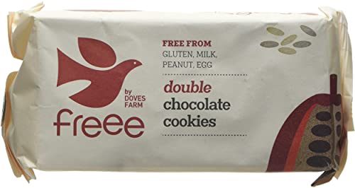 DOVES FARM Double Chocolate Cookies 180g (PACK OF 4)